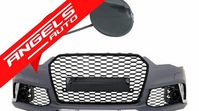 Capac Carlig Remorcare Bara Fata compatibil cu Audi A6 C7 4G Facelift RS6 Design