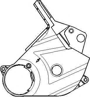 Capac, curea dintata AUDI 500 (44, 44Q, C3), AUDI 5000 combi (44, 44Q, C3), AUDI 4000 (89, 89Q, 8A, B3) - TOPRAN 100 205