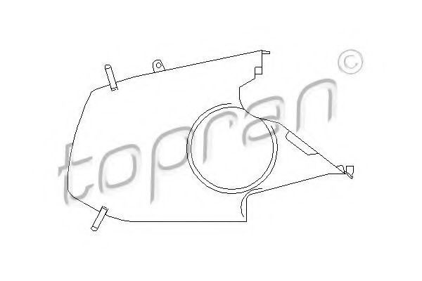 Capac, curea dintata VW GOLF 4 (1J1) (1997 - 2005) TOPRAN 110 882