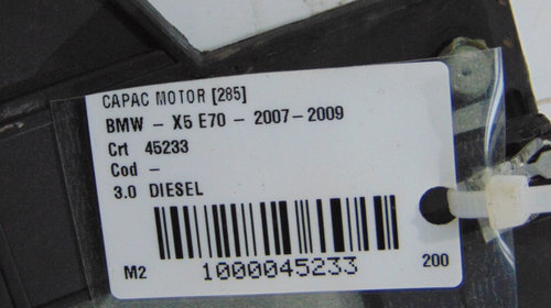 Capac motor BMW X5 E70, motor 3.0 Diesel