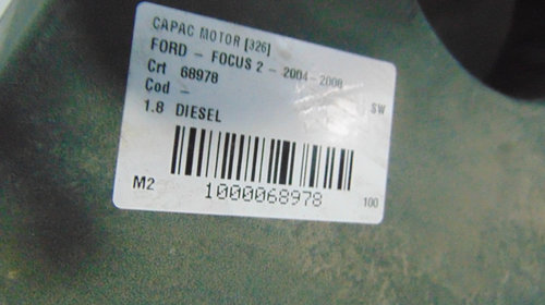 Capac motor Ford Focus 2 1.8 Diesel