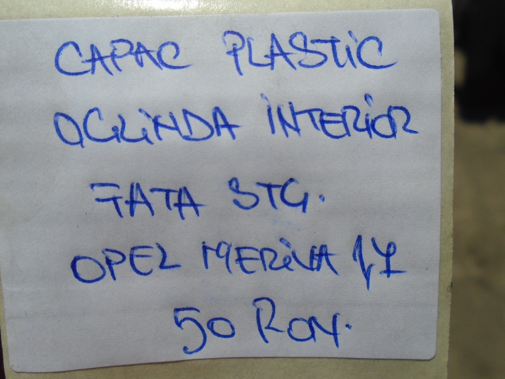 Capac plastic oglinda interior stg fata 