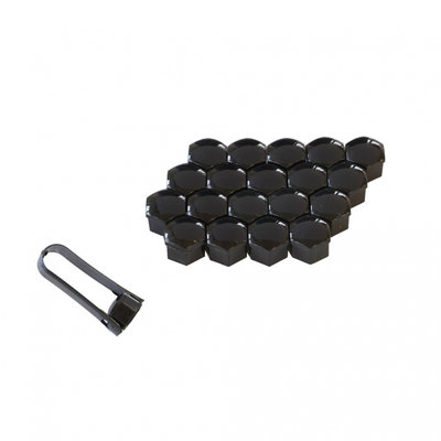 Capac Prezoane 19 Mm Negru Set 20 Buc+Cleste Mega 