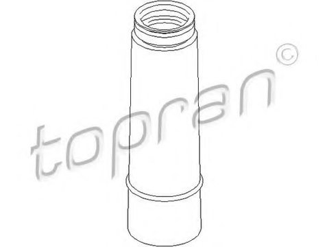 Capac protectie/Burduf, amortizor AUDI A2 (8Z0) (2000 - 2005) TOPRAN 107 650