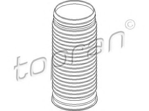 Capac protectie/Burduf, amortizor VW FOX (5Z1, 5Z3) (2003 - 2016) TOPRAN 110 153 piesa NOUA