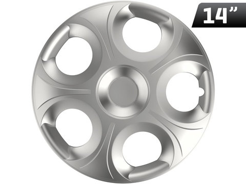 Capac Roată Matrix Argintiu 14``, 1 Buc Versaco KV3185
