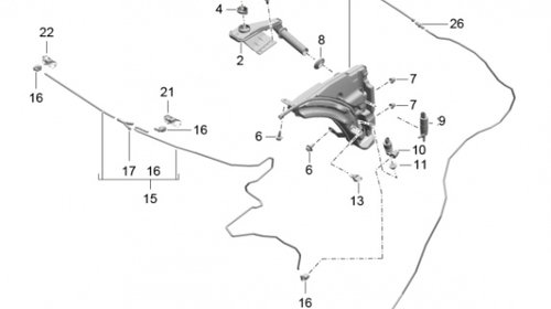 Capac Vas Lichid Parbriz Oe Porsche PAA9