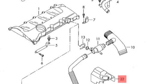 Capac vas lichid servo Audi A4 8E 2002 2