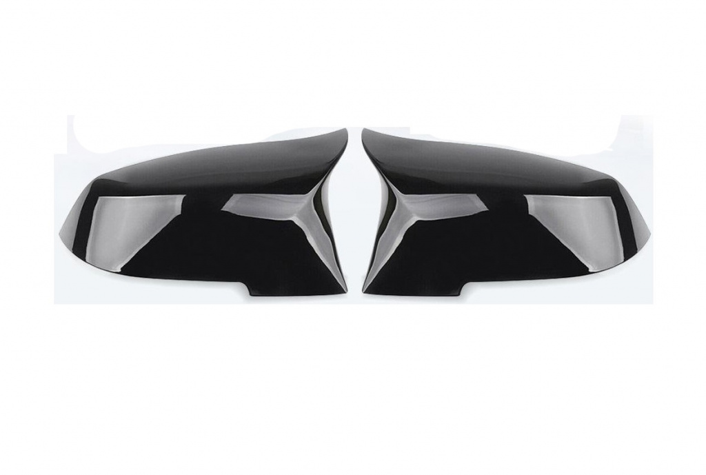 Capace oglinda tip BATMAN compatibile cu BMW BMW Seria 1 2004 - 2011 E87 Negru lucios Cod:BAT10008
