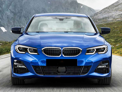 Capace oglinda tip BATMAN compatibile cu BMW Seria 3 2019 -> G20 negru lucios ERK AL-310522-1