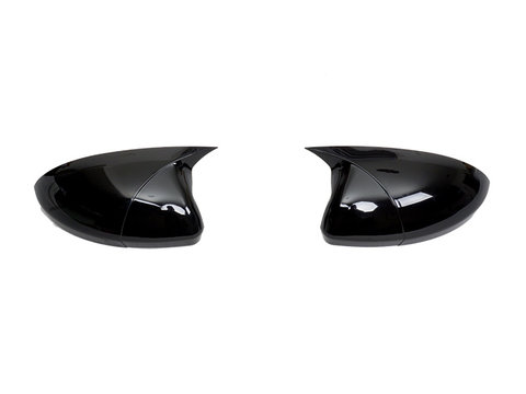Capace oglinda tip BATMAN compatibile SKODA SUPERB 2008-2015 negru lucios Cod:BAT10078