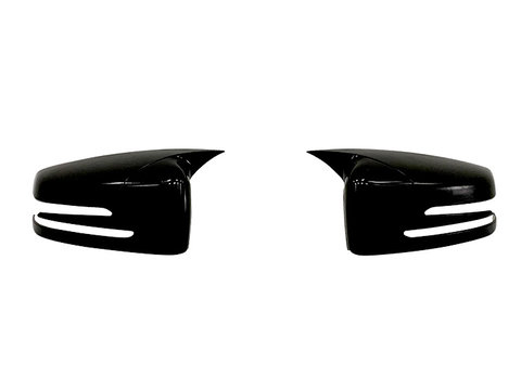 Capace oglinda tip BATMAN MERCEDES Clasa E W213 2016-2023 - negru lucios - BAT10042/C557-BAT2
