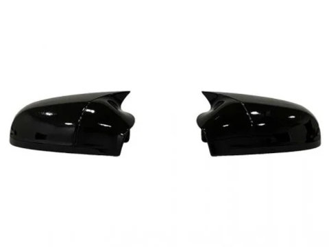 Capace oglinzi BATMAN compatibile cu Opel Astra H 2010-2013 Negru lucios Batman Style