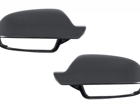 Capace oglinzi compatibil cu AUDI A4 B8 Facelift (2012-2015), AUDI A5 8T Facelift (2012-2016) Carbon Real