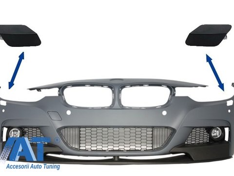 Capace Spalatoare Faruri Bara Fata compatibil cu BMW Seria 3 F30 F31 Sedan Touring (2011-up) M-tech/M Performance Design