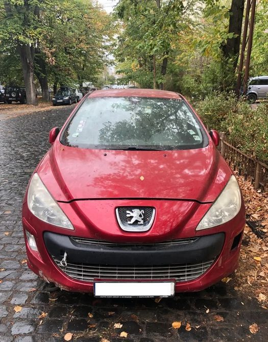 Capota fata motor Peugeot 308 visiniu rosu 2008