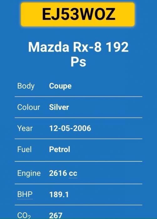 Capota Mazda RX-8 2.6 benzina 2002-2008