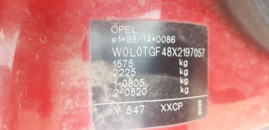Capota Opel Astra G 2002 Hatchback 1.2 i