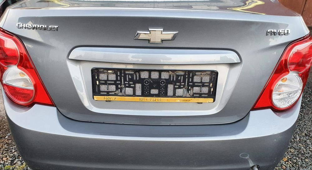 Capota portbagaj panou bara spate armatura Chevrolet Aveo T300 berlina