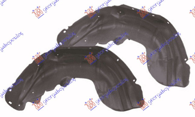 CARANAJ PLASTIC ARIPA SPATE - JEEP GRAND CHEROKEE 17-, JEEP, JEEP GRAND CHEROKEE 17-21, 177200852
