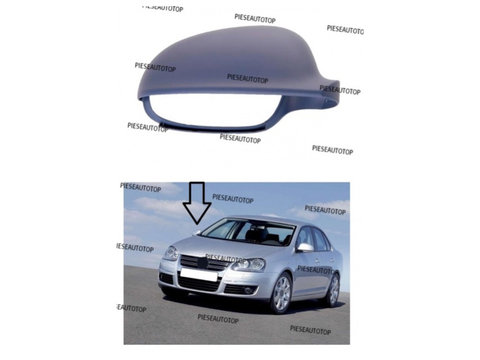 Carcasa capac oglinda dreapta Volkswagen Jetta 2005-2010 NOU 1K0857538 1K0857538GRU (Prevopsit)