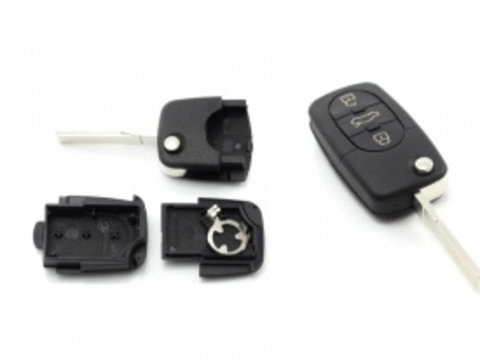 Carcasa cheie briceag 3 butoane Audi, VW, SKODA, SEAT CC036