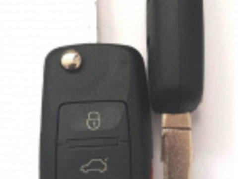 Carcasa cheie briceag pentru Audi A8 3+1 buton de panica