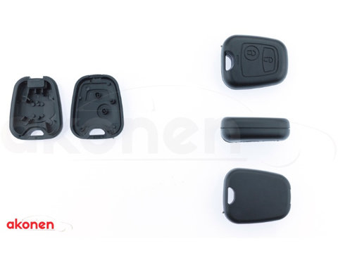 Carcasa Cheie Contact Pentru Citroen Berlingo / C1 / C2 / C3 / C5 / Saxo / Xsara Picasso, 2 Butoane