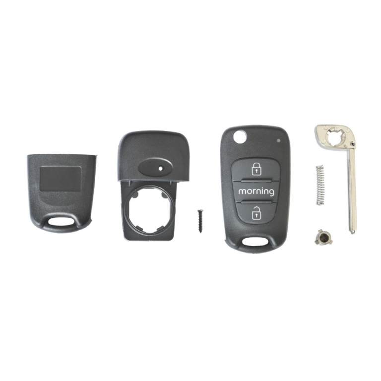 CARCASA CHEIE CONTACT PENTRU KIA Ceed' / Ceed' PRO / MORNING / PICANTO / SPORTAGE, 3 BUTOANE, CU CHEIE