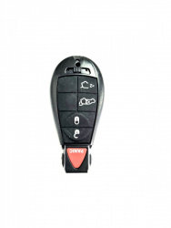 Carcasa cheie pentru Chrysler 4+1 buton panica ros