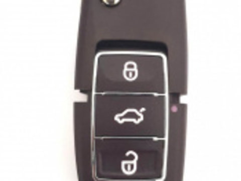 Carcasa cheie pentru VW 3 butoane maro