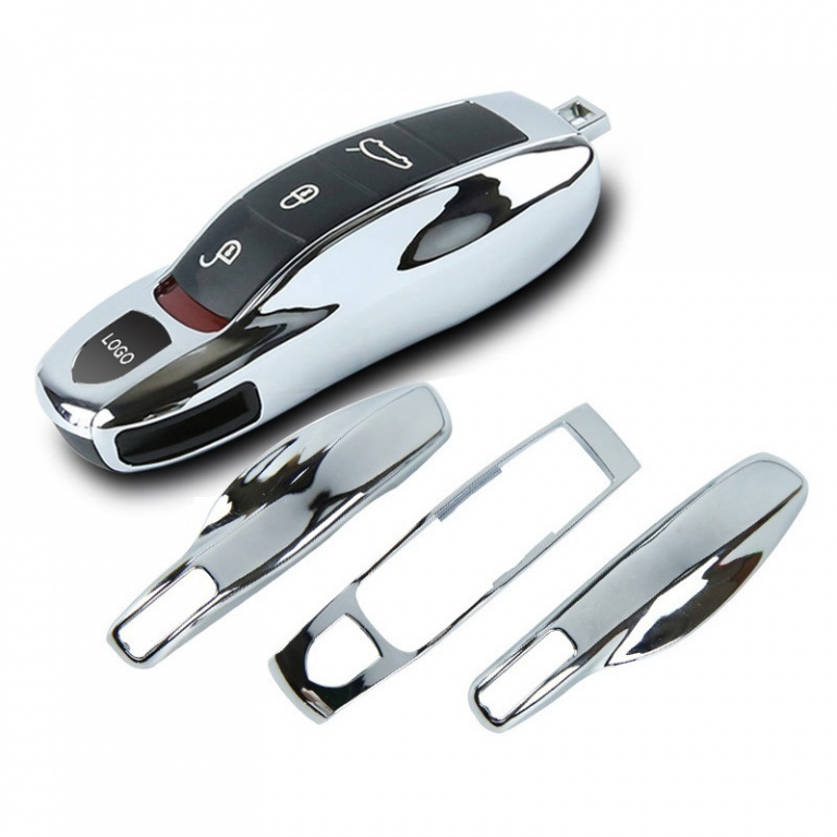 Carcasa Cheie Porsche Panamera 970 2009-2013 Set 3 Buc Crom