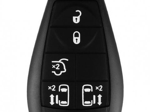 Carcasa Cheie Smartkey Jeep/Chrysler 5+1 Buton De Panica CJE 014