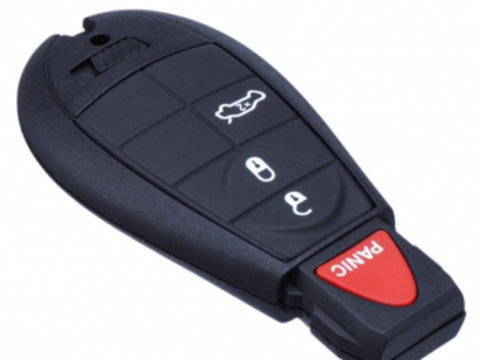 Carcasa cheie smartkey pentru Jeep 3 butoane + buton de panica