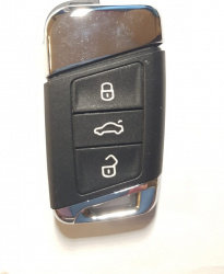 Carcasa cheie tip briceag cu 3 butoane VW PASSAT B