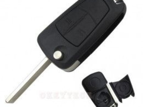 Carcasa cheie tip briceag pentru Opel 2 butoane