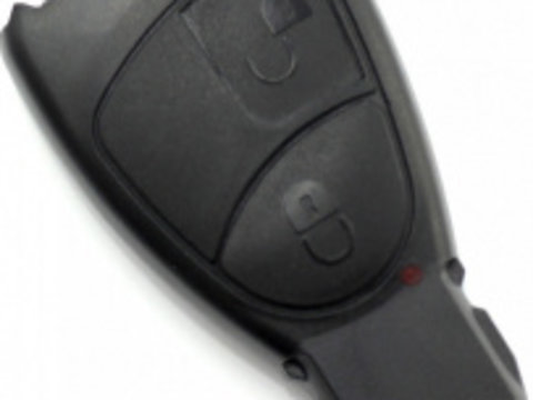 Carcasa cheie tip Smartkey cu 2 butoane Mercedes Benz plastic ABS negru