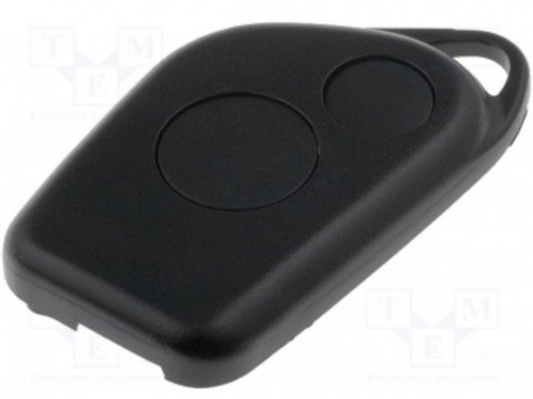 Carcasa fata pentru telecomanda plastic neagra Citroen, Peugeot