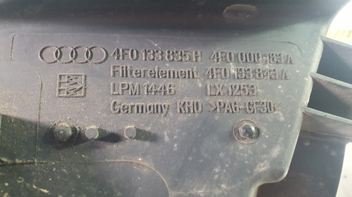 Carcasa filtru aer 4f0133835h Audi A6 4F