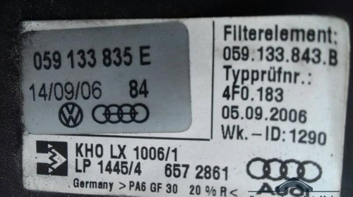 Carcasa filtru aer Audi A6 (2004-2011) [