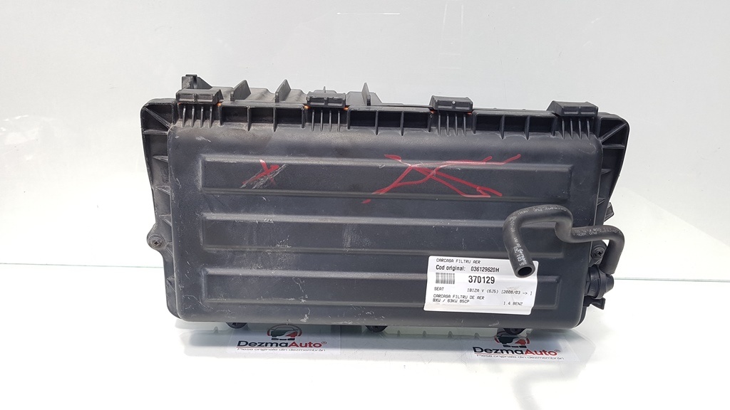 Carcasa filtru aer, Seat Ibiza 5 (6J5) 1.4 b, cod 036129620H (id:370129)