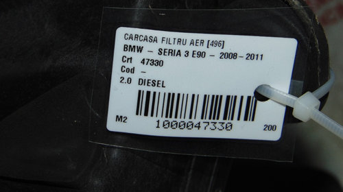 Carcasa filtru BMW Seria 3 E90 din 2010,