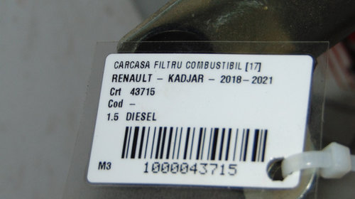 Carcasa Filtru motorina Renault Kadjar d