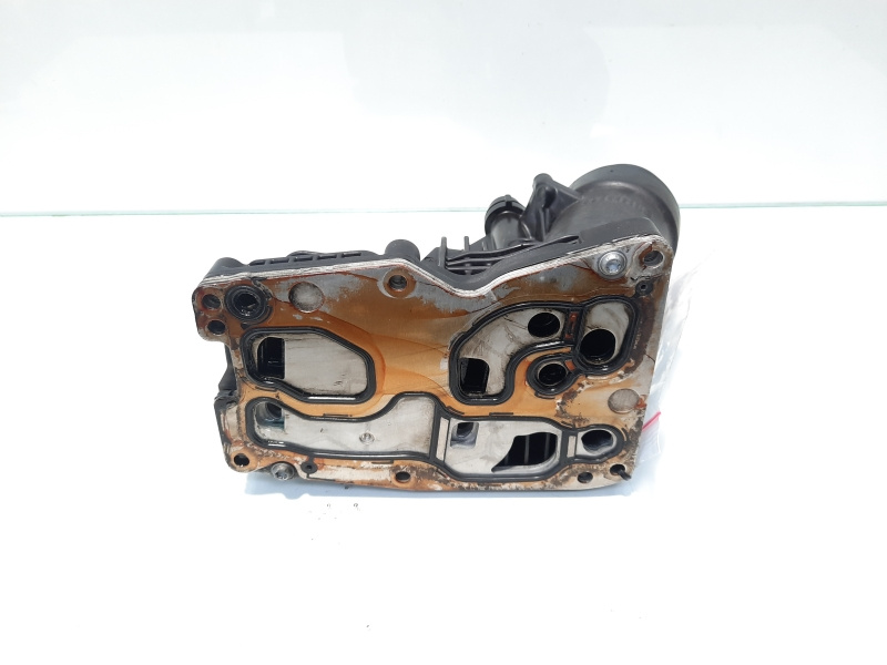 Carcasa filtru ulei cu racitor ulei, cod 70377932, 70377654, Bmw 5 (E60), 2.0 diesel, N47D20C (idi:474601)