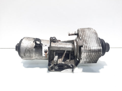 Carcasa filtru ulei cu racitor ulei, cod 045115389G, VW Golf 5 (1K1), 1.9 TDI, BKC (idi:507797)