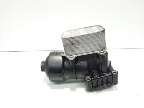 Carcasa filtru ulei cu racitor ulei, cod 03L115389B, 03L117021B, Vw Golf 6 (5K1) 1.6 TDI, CAY (id:596296)