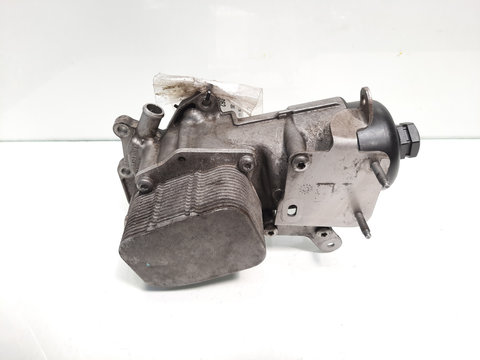 Carcasa filtru ulei cu racitor ulei, cod 9687847480, Peugeot 3008, 1.6 HDI, 9H05 (id:485062)