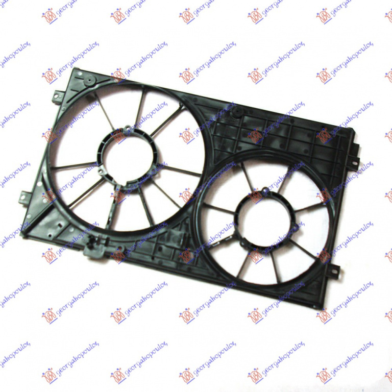 CARCASA GMW-ventilator [DUBLU] BENZINA-DIESEL[RADIATOR45cm] - VW TOURAN 10-15 VW TOURAN 10-15 885006445 885006445 1K0121205AD