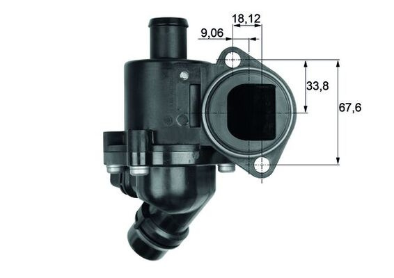 CARCASA TERMOSTAT ~ AUDI A4 B6 (8E2) 1.8 T quattro 3.0 1.8 T 2.0 130cp 150cp 163cp 170cp 190cp 220cp 2000 2001 2002 2003 2004 ~ TM 3 100 ~ MAHLE