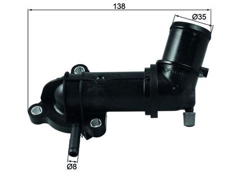 CARCASA TERMOSTAT SUZUKI SX4 (EY, GY) 1.6 DDIS (RW 416D) 2.0 DDiS (RW 420D) 2.0 DDiS 4x4 (RW 420D) 135cp 90cp MAHLE TI 245 88 2007